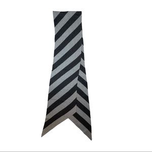 Women's Scarf Charcoal Gray‎ Striped Wrap Around Scarf Gap